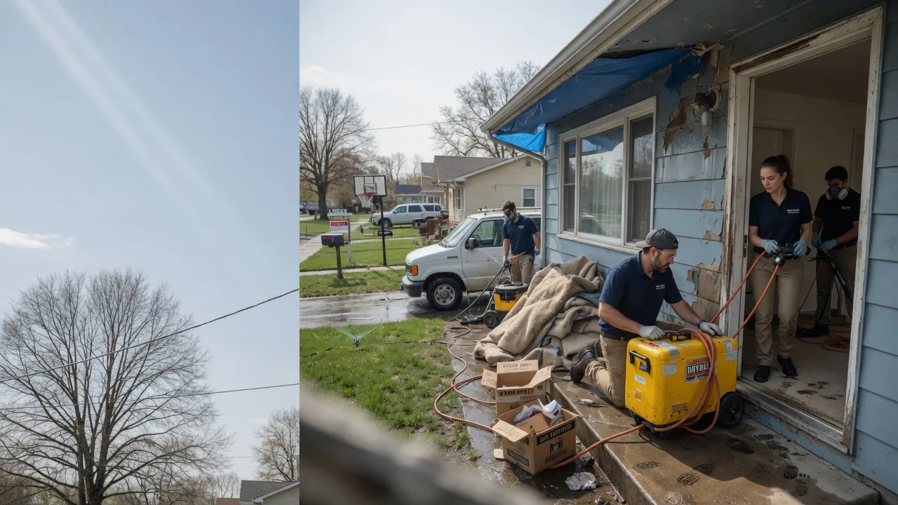 Basement Flood Cleanup in Canton, OH near me